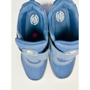 FitVille Rebound Core Sneakers Mens 13 Blue Good Wide Width Velcro Strap Walking